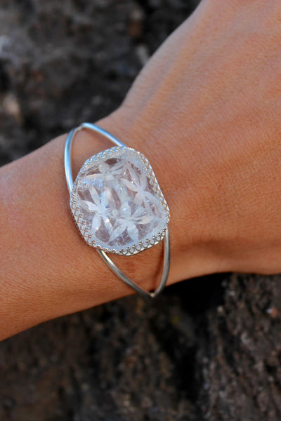 APOPHYLLITE SEED OF LIFE FRACTAL CUFF